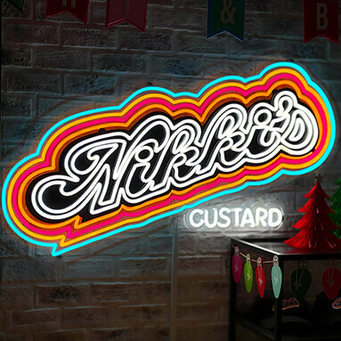 Custom neon sign wedding event decoration